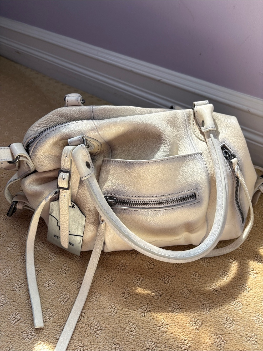 Baby Emerson Bag (Color-Salt) Small water stain bottom of bag